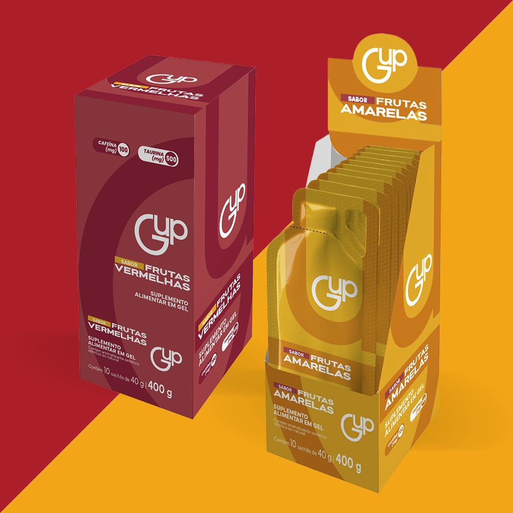 GUP Gel Frutas Vermelhas + GUP Gel Frutas Amarelas (Display c/10)