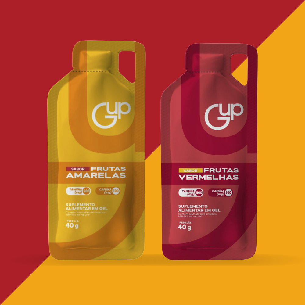 GUP Gel Frutas Vermelhas + GUP Gel Frutas Amarelas (Display c/10)