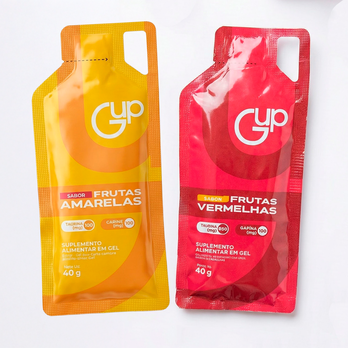 GUP Gel Frutas Vermelhas + GUP Gel Frutas Amarelas (Display c/10)