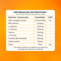 GUP Nitro 200G Pré-Treino Sabor Limão